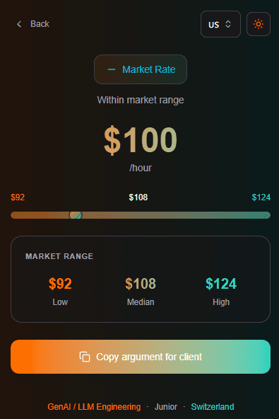 Rate Calculator Extension